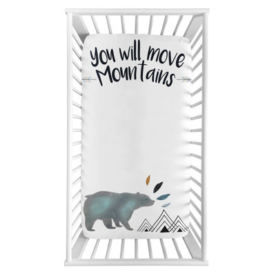 Drap-housse pour lit de bébé ours mountain
