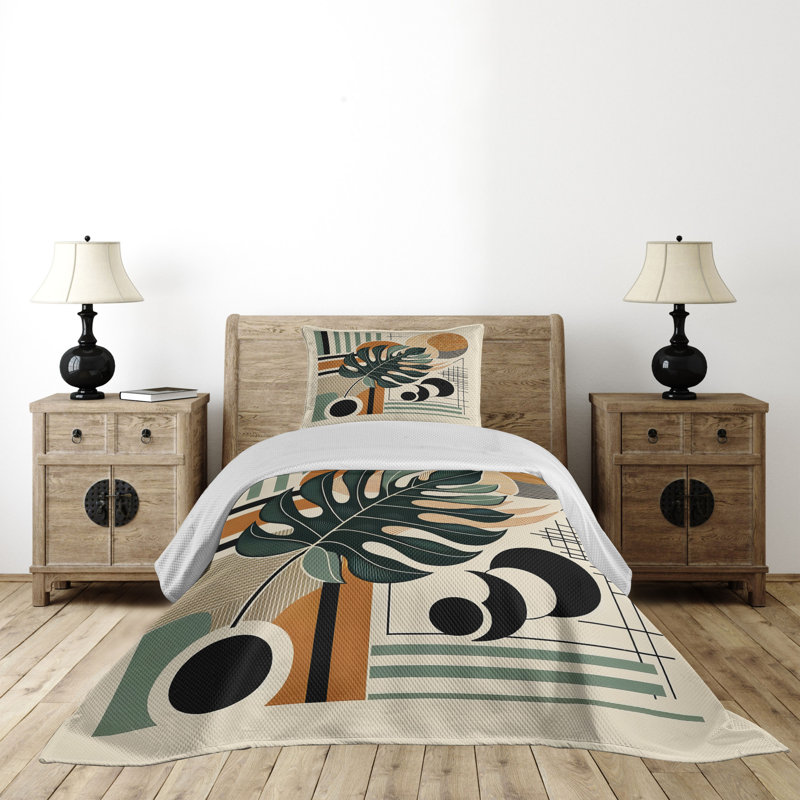Floral Coverlet, Twin Coverlet + 1 Standard Shams