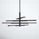 Erik 8 Light Metal Dimmable LED Sputnik Chandelier