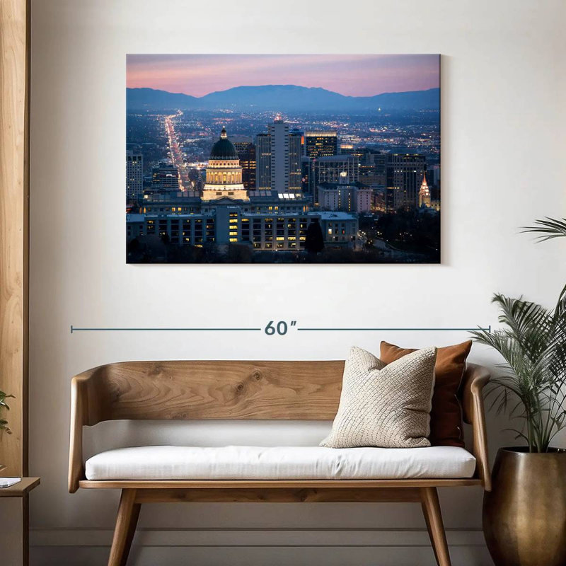 Salt Lake City At Dawn