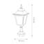 Emberton Transparent Pier Mount Light
