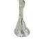Grand chandelier conique en aluminium à branches d'arbre de 4,5 po de diamètre x 21,5 po argent / or-1252228236