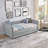 Arlethea Boucle Fabric Tufted Daybed with Trundle | Upholstered Sofa Bed for Living Room, Guest Rooms & Small Spaces-1180247747-1180247746