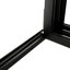 Porte de patio pliante en aluminium noir à 4 panneaux de 120 po avec verre à argon Low-E VersaFold de KaMic VersaFold-92366508-92366509