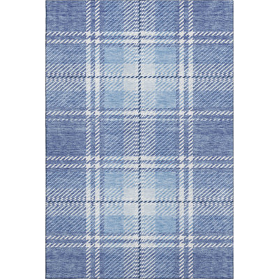 Premium Machine Washable Prisco Denim Rug