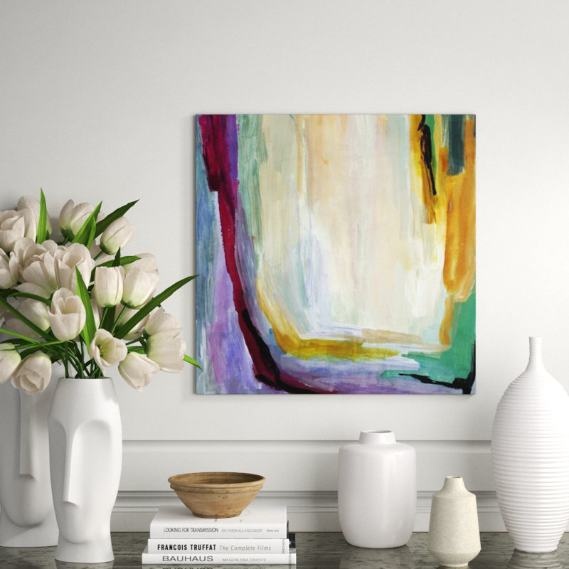 Entangle III Painting by Barclay Butera, 36" H x 36" W x 1.5" D, Outdoor