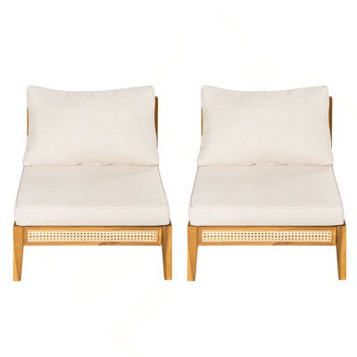 Chaise sans accoudoirs Kirkby, ensemble de 2