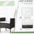 3-Piece Reclining Patio Bistro Set
