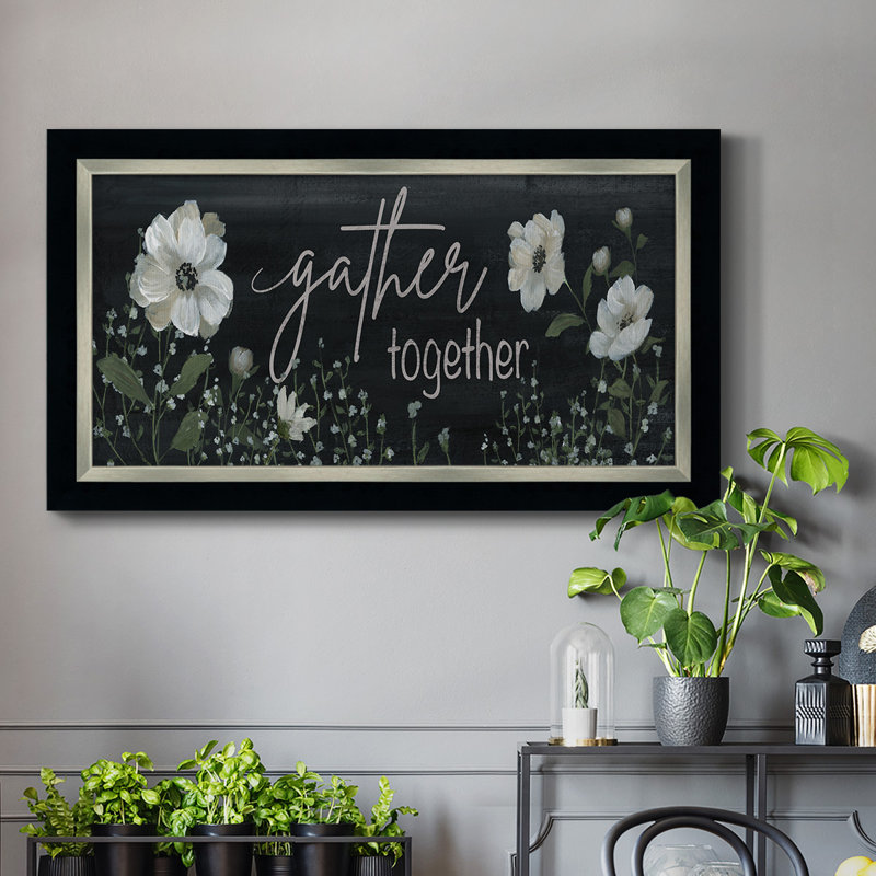 " Gather Together ", 25" H x 45" W x 2.5" D