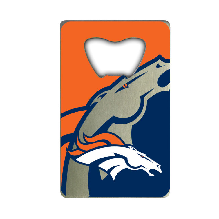 Nfl Denver Broncos Credit Card Style Bottle Opener