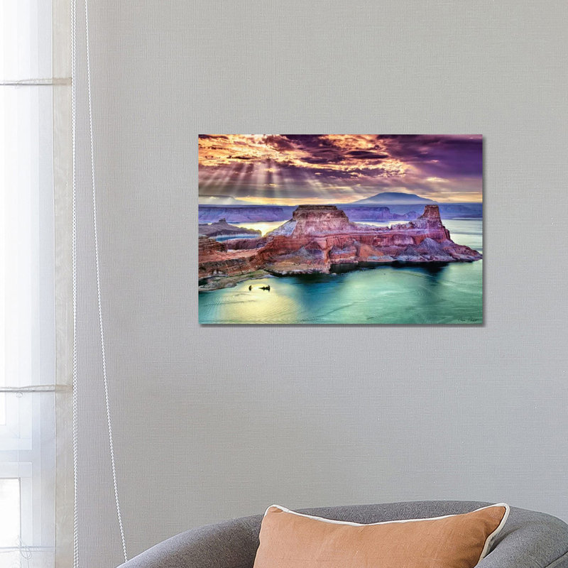 Lake Canyon View II 1 Piece Wrapped Canvas Wall Art, 66.04 cm H x 45.72 cm W x 1.91 cm D