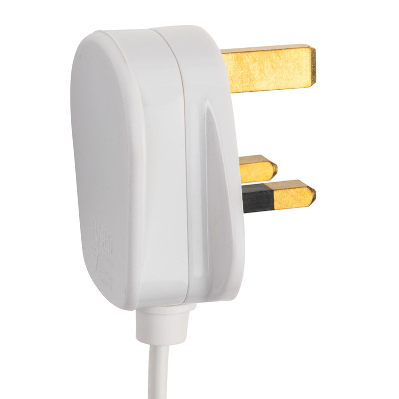 Plug-in Armed Sconce, White