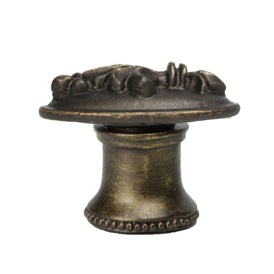 Charleston ovale bouton en platine