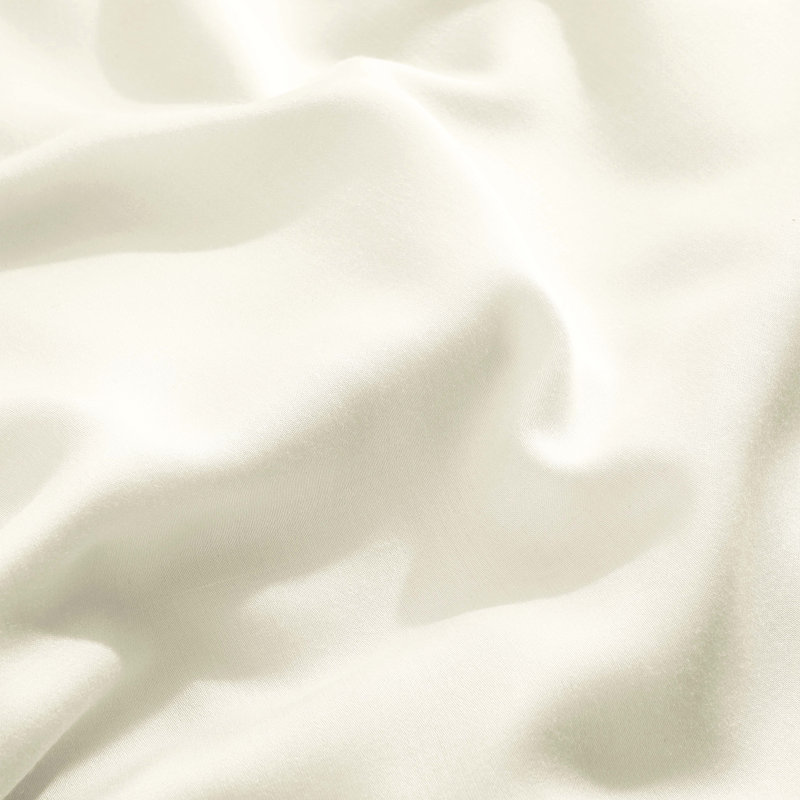 Modal from Beechwood 300 Thread Count Lightweight 3 Piece Duvet Cover Set, Full/Queen, Ivory