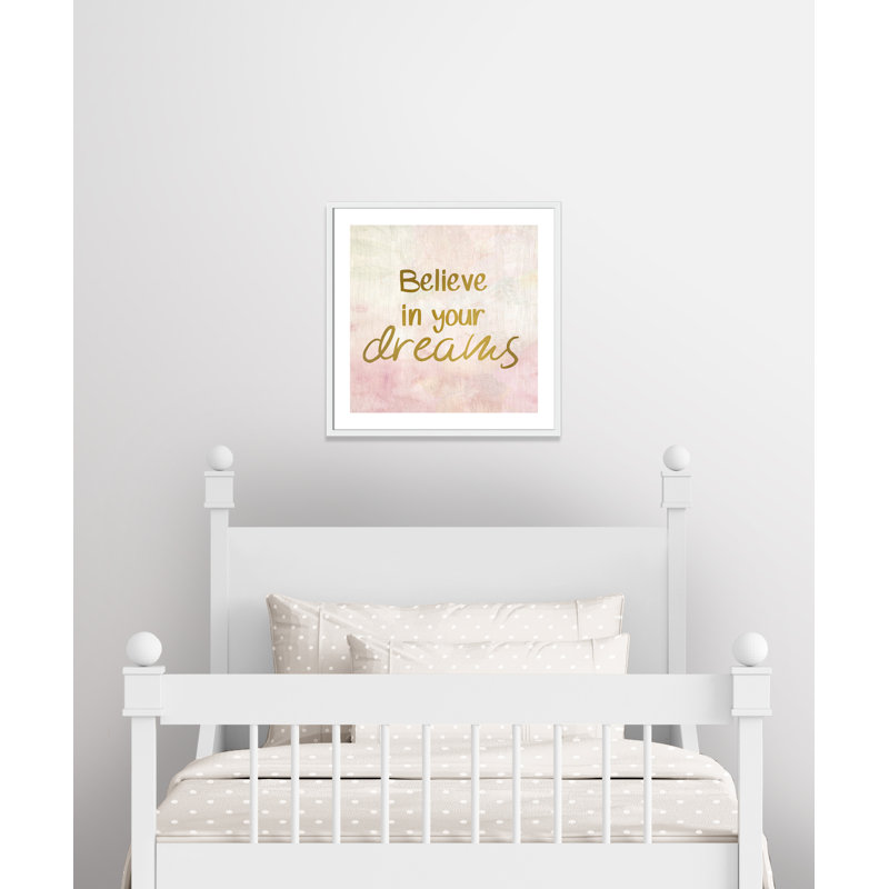 Rêves de licorne 2, H 26,5 po x l 26,5 po x P 1,19 po, Encadré de boîte blanc