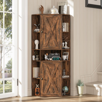 Farmhouse Corner Cabinet