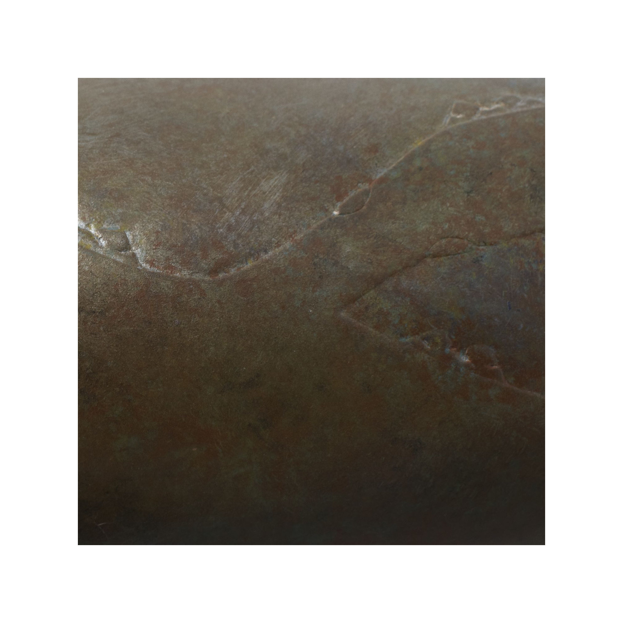 Logan Ceramic Novelty Outdoor Flush Mount, Tierra Red Slate
