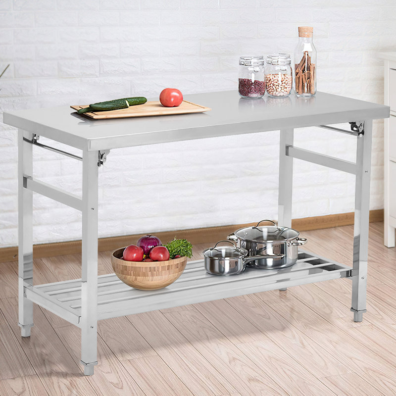 Stainless Steel Work Tables, 32" H x 48" L x 24" D