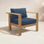 Ando Outdoor Teak Armchair-1887802698