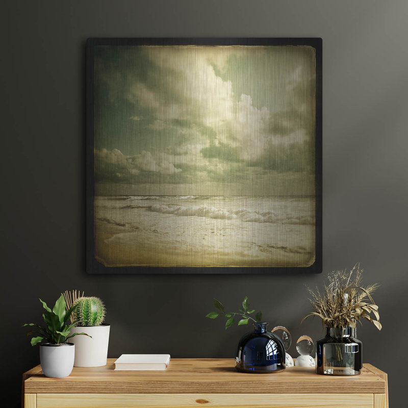 Art mural, "The Waves" par Irene Thisocki, H 24 po x l 24 po