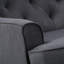 Chaise berçante capitonnée en tissu-63161925