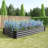 Raised Garden Bed Kit - Metal Raised Bed Garden 7.6X3.7X0.98Ft-526286382-526286379