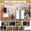 Tube de distillateur d'alcool en acier inoxydable 2 pots 5 gallons Gymax