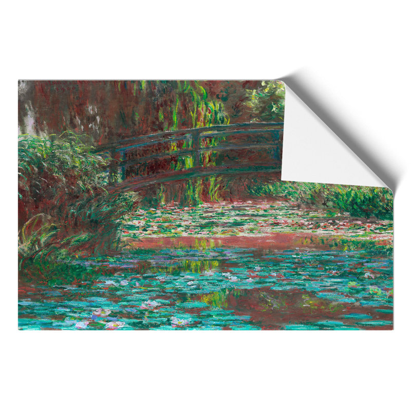 The Japanese Footbridge by Claude Monet - Frameless Print, 30cm H x 42cm W x 0.1cm D