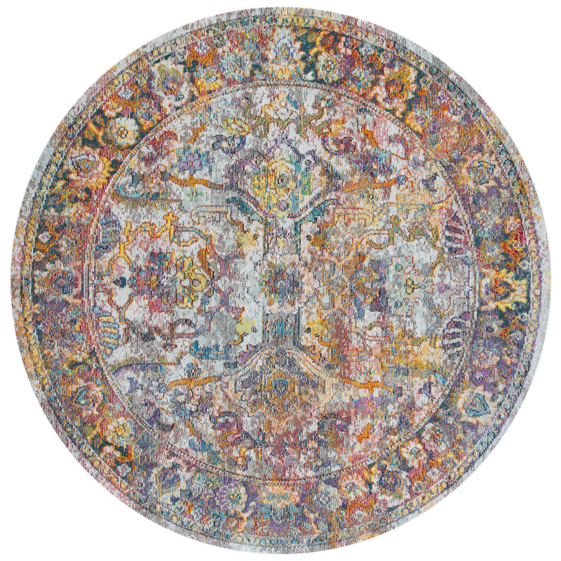 Sanor Performance Oriental Rug, Round 7'