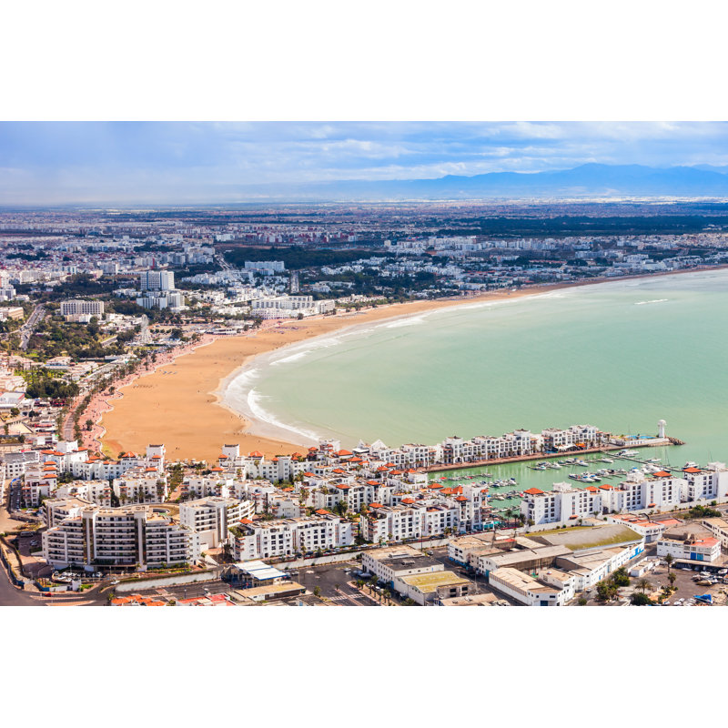 Agadir City, Morocco by Saiko3p - Wrapped Canvas Print, 20cm H x 30cm W x 3.8cm D