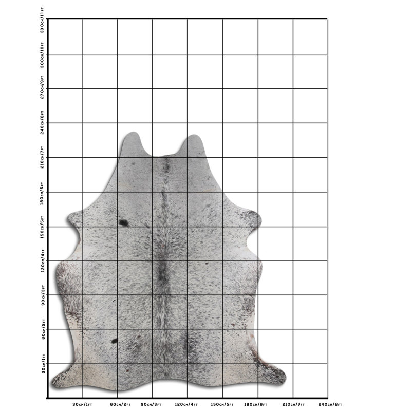 Cowhide Rug Speckled
