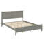 Lit plateforme contemporain en bois-290289464