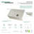 Kingston Brass Arcticstone 33-Inch Solid Surface White Stone Apron-Front Single Bowl Farmhouse Kitchen Sink