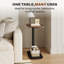 Adjustable Overbed Bedside Table Pneumatic Adjustable Height Laptop Computer with Tray-827242795