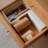 Multifunctional semi-open storage sideboard