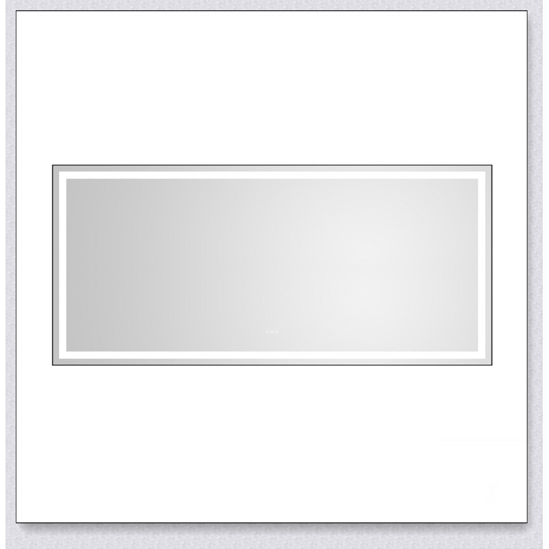 Miroir de salle de bain 96 x 48 pouces à DEL avec cadre en aluminium, miroir de meuble-lavabo mural, anti-buée, mémoire, 3 couleurs, réglable en continu