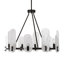 Ellipse 10 - Light Steel Chandelier