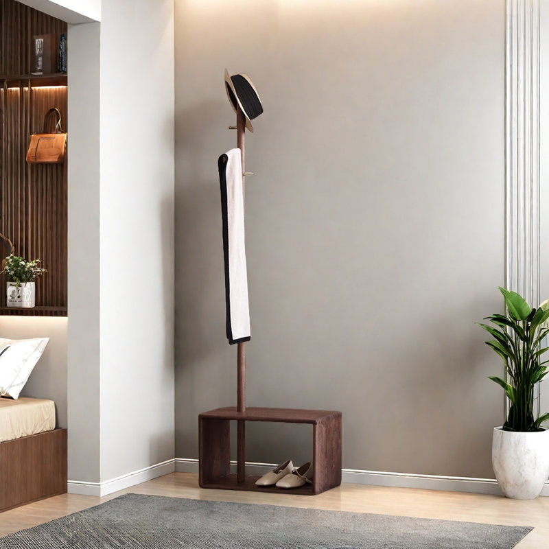 Imported Black Walnut Coat Rack