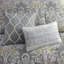 Ensemble d'édredon traditionnel gris 6 pièces Hallie-28135048