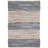 Gerelene Vintage Leather Hand Woven Leather/Jute Striped Rug in Gray/Natural-1985644713
