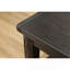 Ensemble de salle à manger à hauteur de comptoir en bois antique: table et six chaises brunes-4734036-4734039