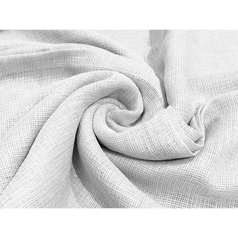 Hoyt Semi Sheer Curtain Pair, White, 38" W x 84" L