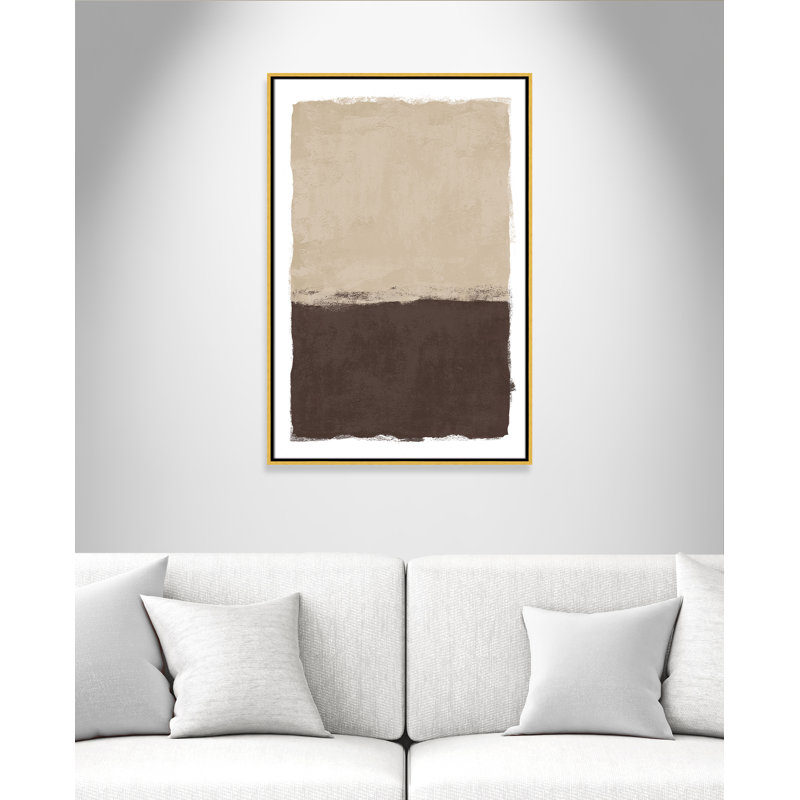 «Brownie Sundae II» par Natalie Carpentieri, 25.5' W x 37.5' H, Flotteur doré