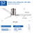 52" Lowe Profile Ceiling Fan With Light-1670973588-1670973595