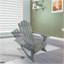 Chaise Adirondack inclinable à bascule en bois pour l'extérieur, noyer-1965012959
