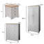 Maryhannah 2 Door Manufactured Wood Wardrobe-316030662