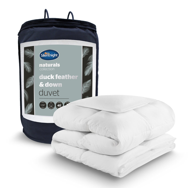 Silentnight Feather and Down Anti-Allergy 10.5 Tog Duvet, Kingsize