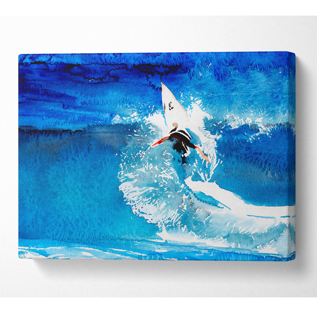 Surfer Twist - Wrapped Canvas Kunstdrucke