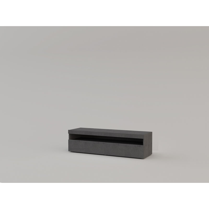 Betzaida Unfinished TV Stand for TVs up to 50", Anthracite