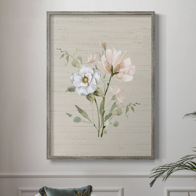 Organic Botanical II, reproduction encadrée - bois massif 49781